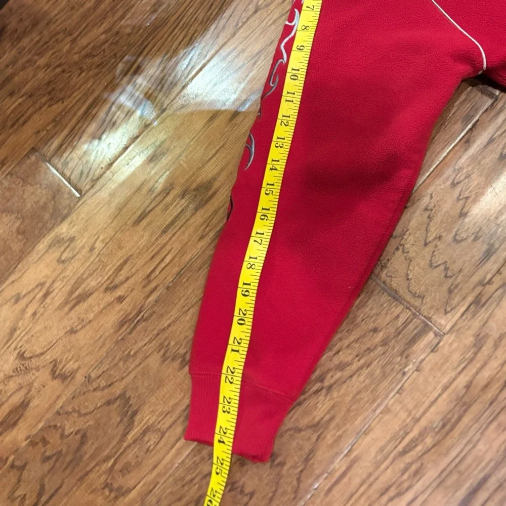Vintage Old Navy Board Co. Red Flame Sleeve Hoodie — Size L
